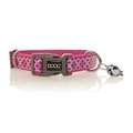 Doog Usa COLPBSM Pet CollarPink & Black Star Medium D7U-COLPBSM